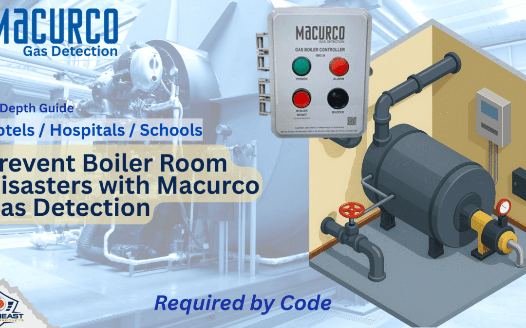 Prevent Boiler Room Disasters with Macurco Boiler Room Gas Detection: A Must-Have for Hotels, Hospitals and Schools