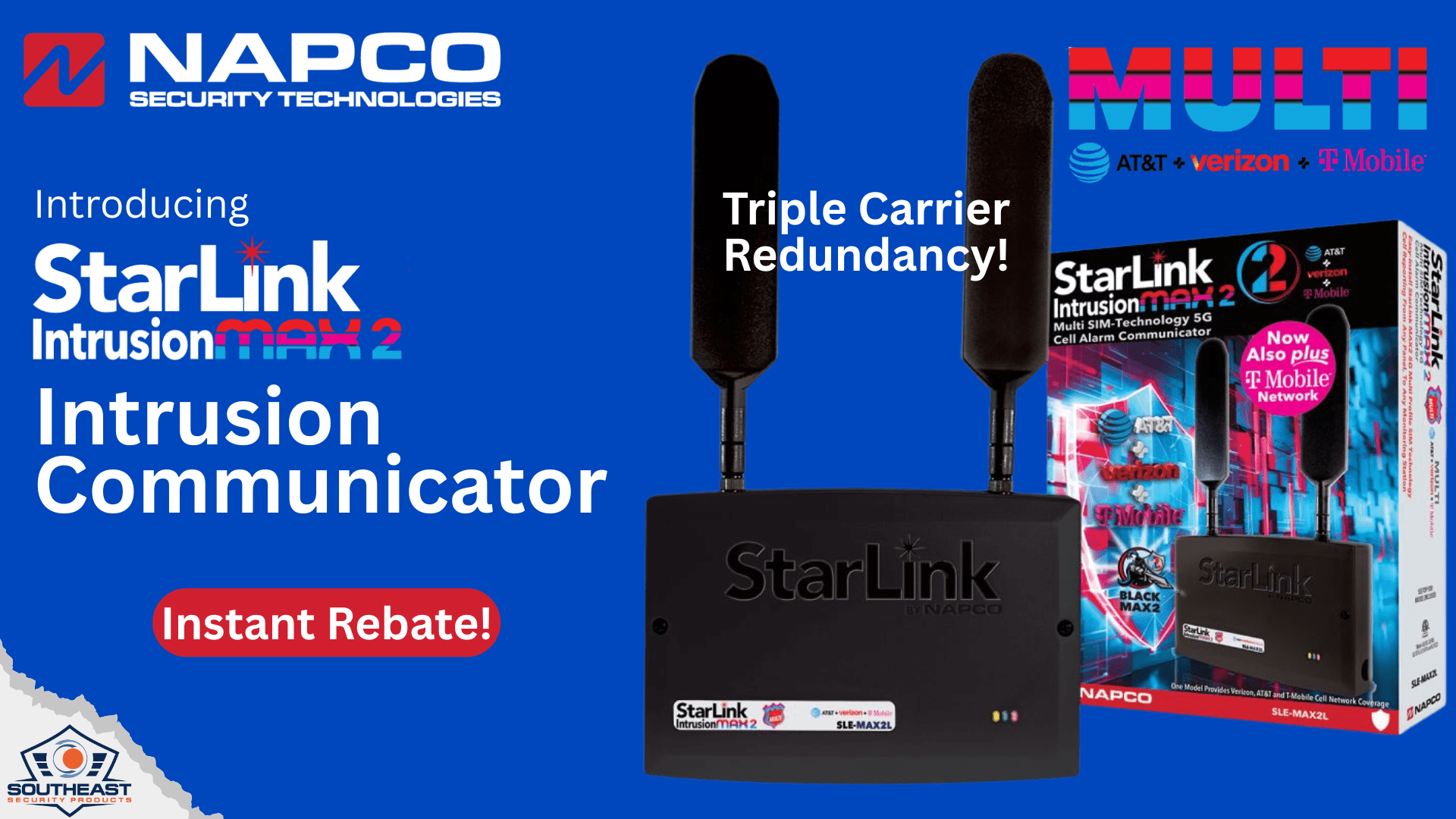 StarLink Black MAX2 triple-carrier LTE communicator