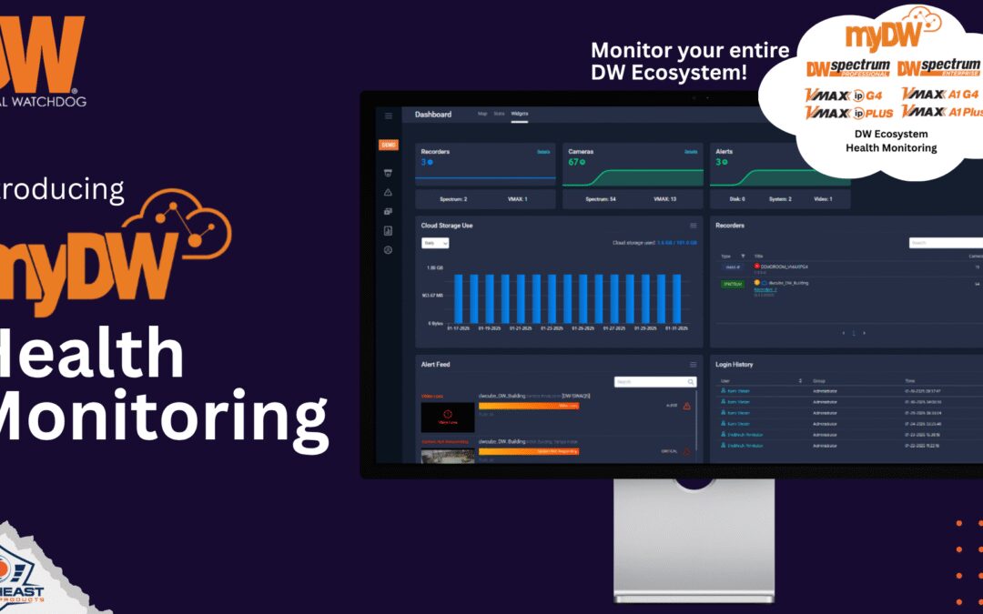 myDW Health Monitoring Service by Digital Watchdog: Proactive Camera Monitoring Made Easy