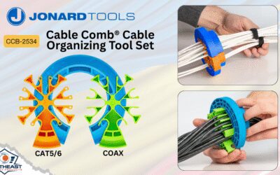 Master Cable Organization with the Jonard Cable Comb® Tool
