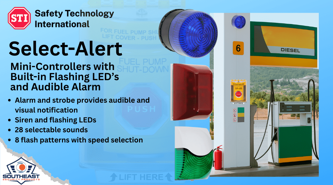 Enhance Visibility and Compliance with STI Select-Alert Mini Alarm and Strobe Controllers