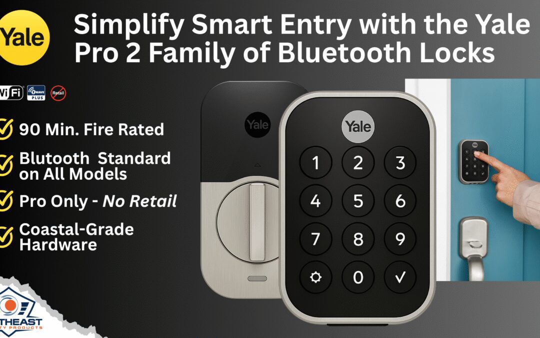 Simplify Smart Entry with the Yale Pro 2 Family of Bluetooth Locks