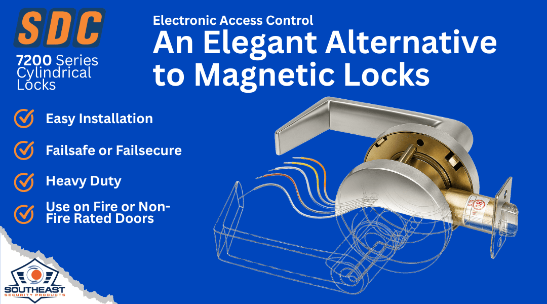 Z7200 Series Electric Cylindrical Lock: The Smarter, Code-Compliant Upgrade from Mag Locks